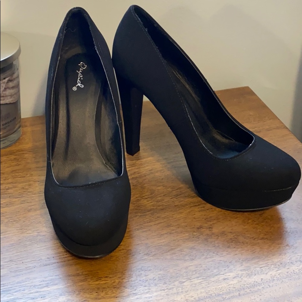 Black high heels
